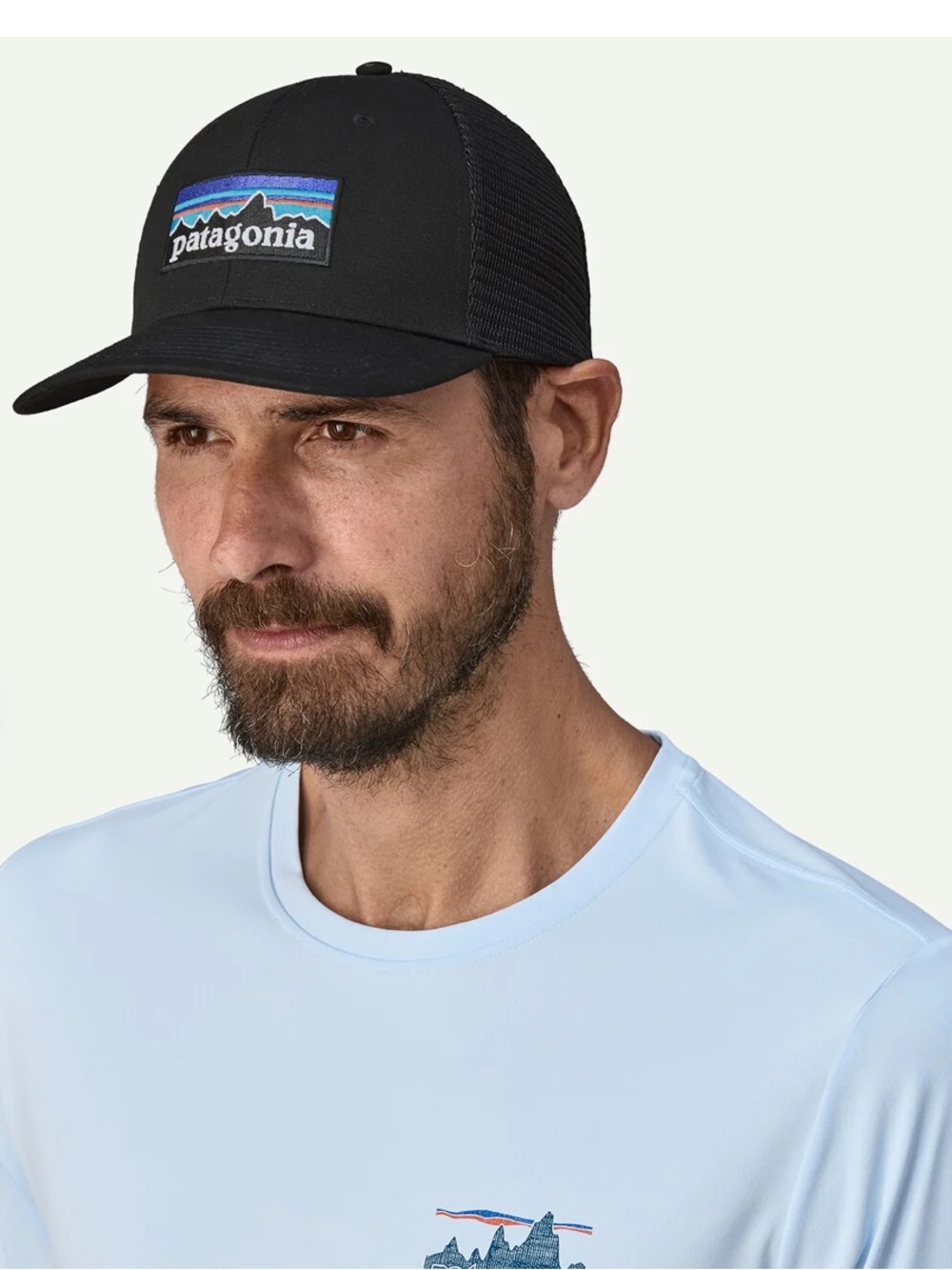 NWT!! Patagonia Light Blue and White Trucker Hat(only one left)